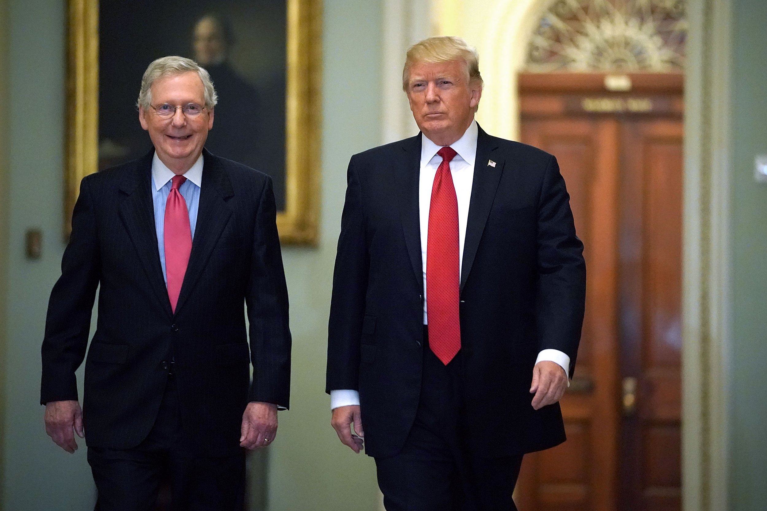 senator mcconnell and president trump