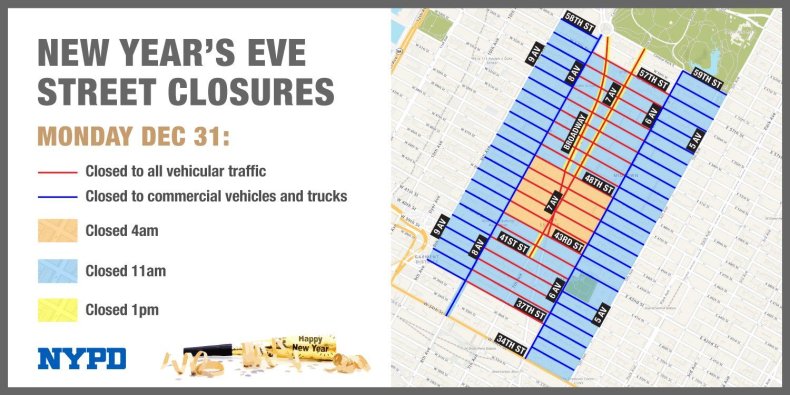 new year's eve times square map