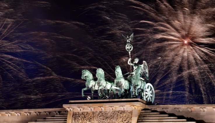 柏林新年2019年 Berlin New Year's 2019