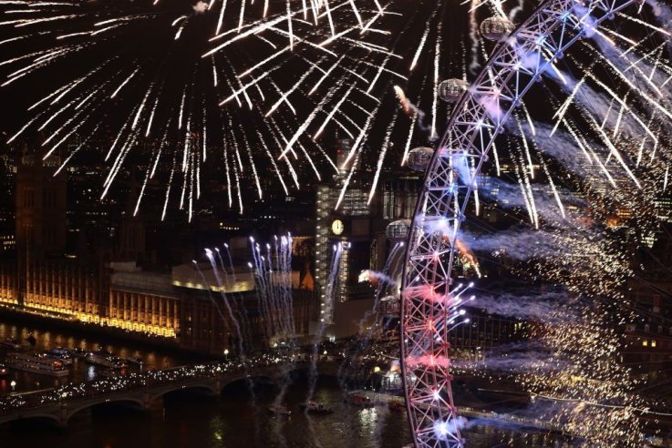 伦敦新年2019年 London New Year's 2019