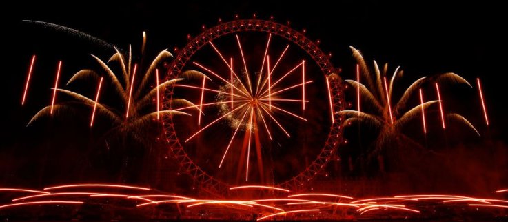 伦敦新年2019年 London New Year's 2019