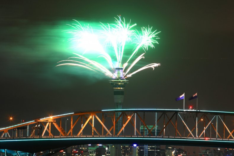 Auckland fireworks