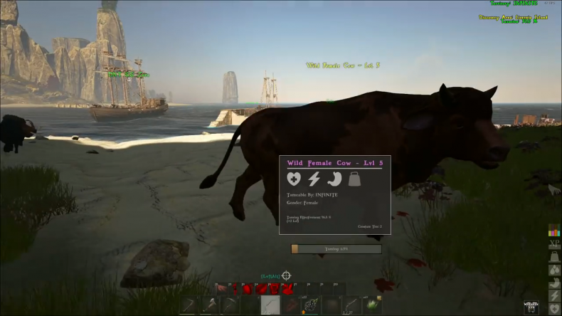 Can You Ride A Cow In Atlas Atlas Game Taming Guide How To Tame Horses Lions Tigers More