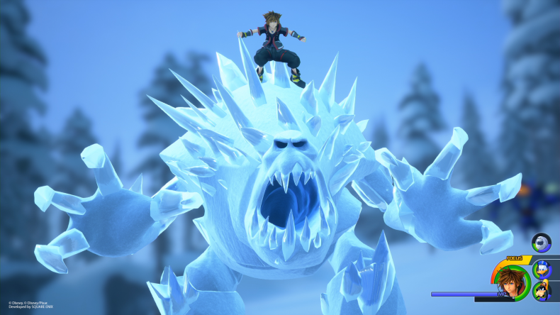 sora on ice monster