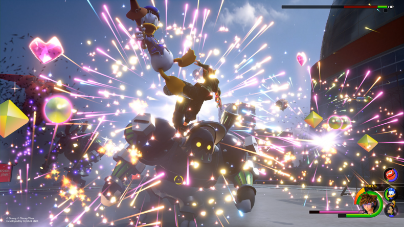 donald fighting heartless