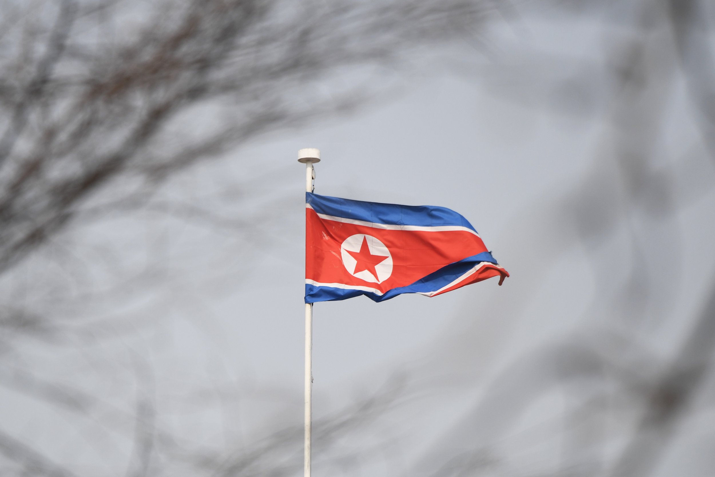 North Korean flag ambassador missing Italy