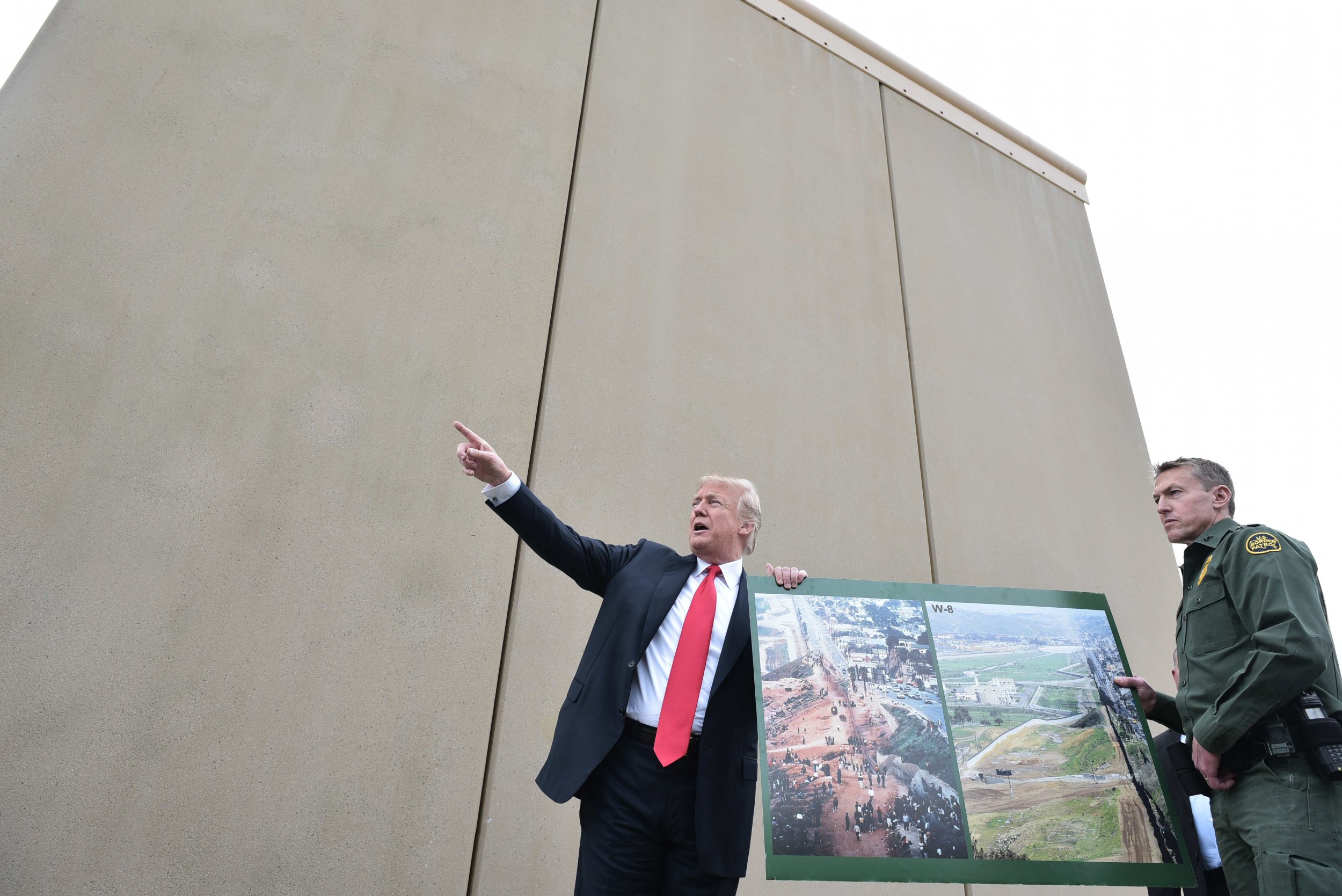 President Donald Trump border wall San Diego