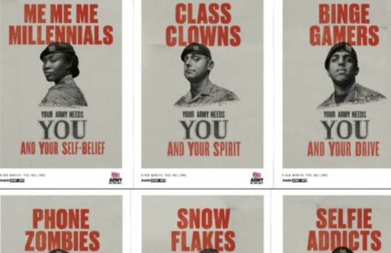 British Army Jobs Recruitment, Millennials/Generation Z