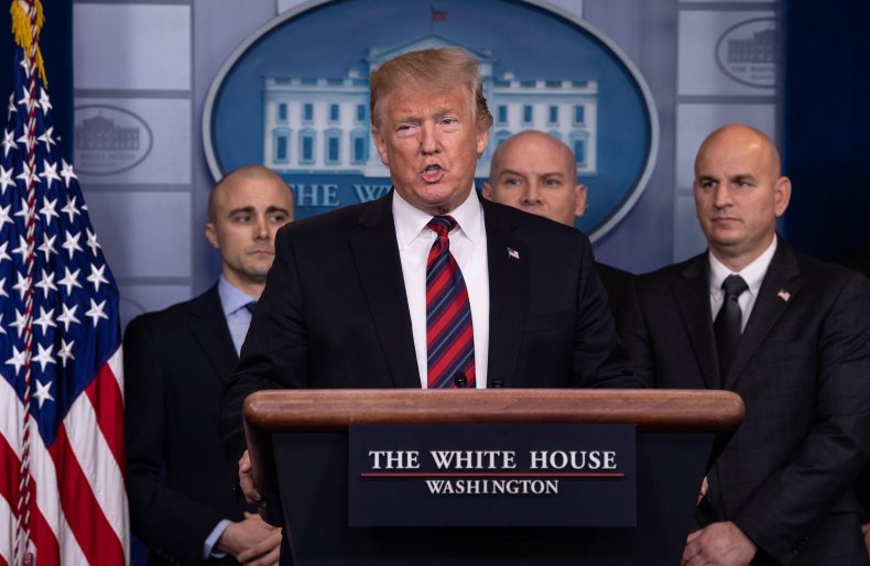 Donald Trump wall White House