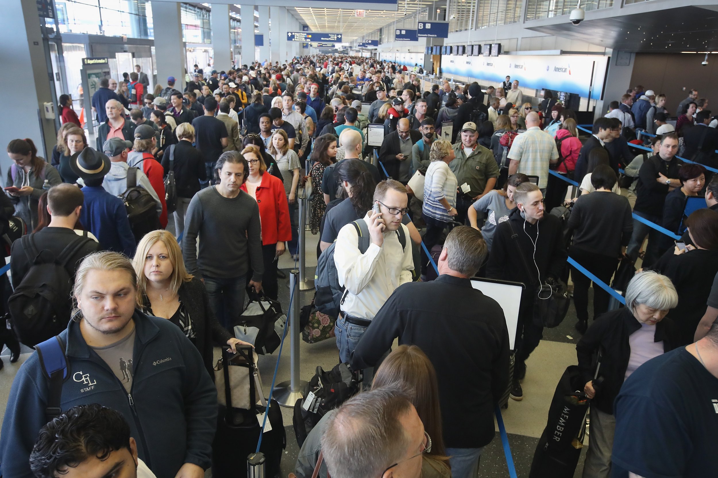 tsa travel delays