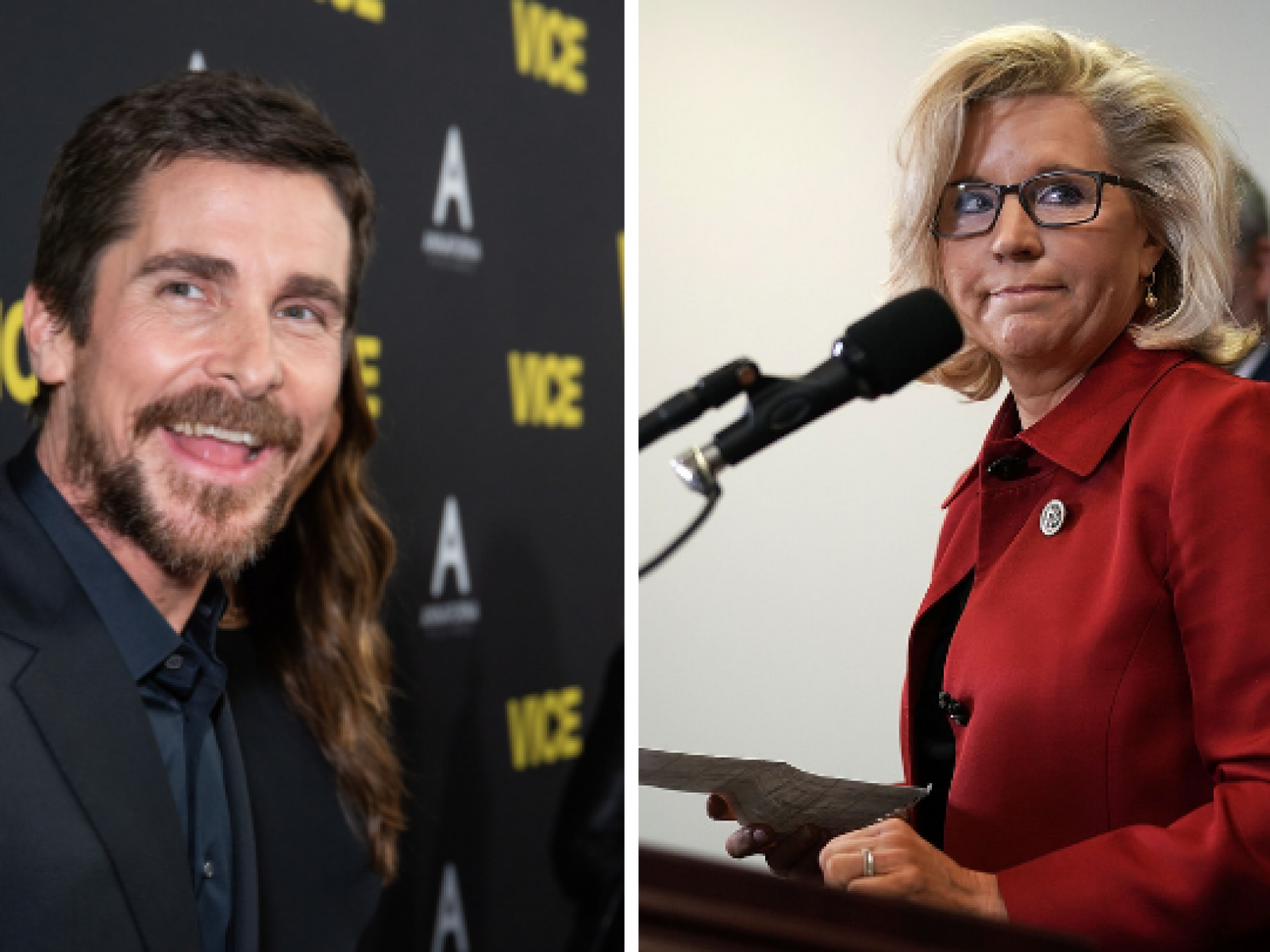Liz Cheney Asks Christian Bale If Satan Made Him Allegedly Assault