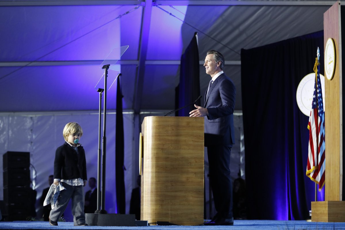 Gavin Newsom, Dutch, California, Governor, Speech, Midterms