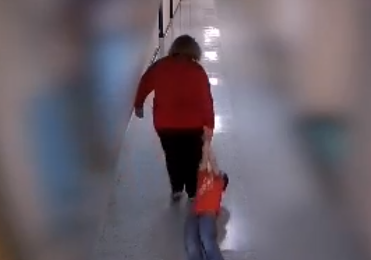 Video: Teacher Caught Dragging Autistic Boy Around Kentucky School Hallways