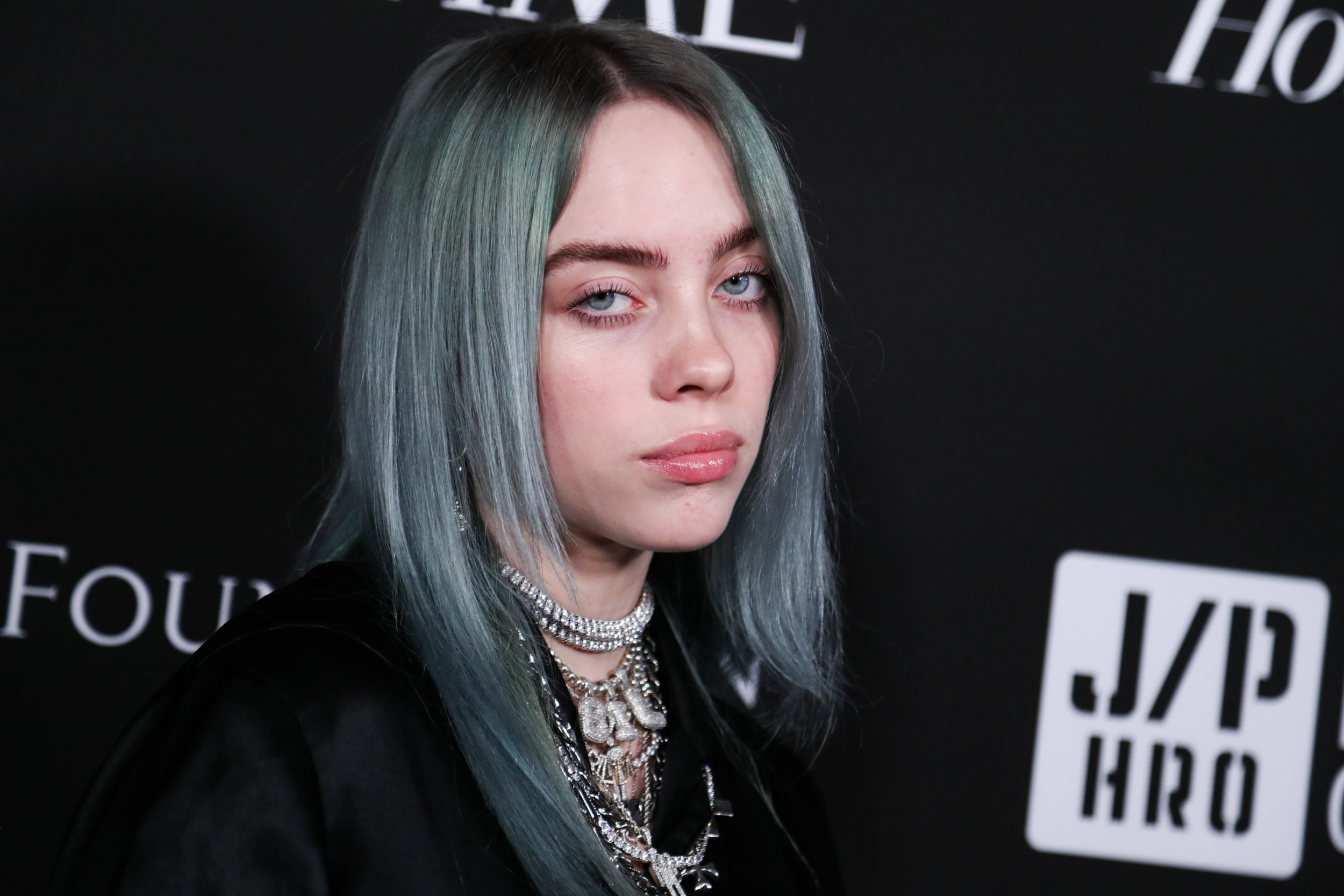 Billie Eilish Blue Hair Phone Wallpaper - wide 8