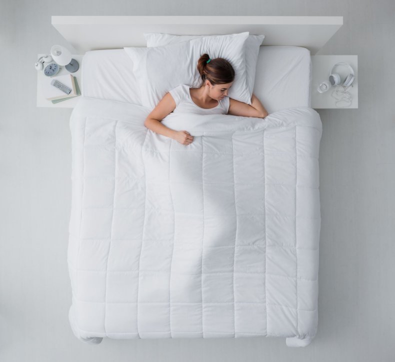 sleep bed getty stock