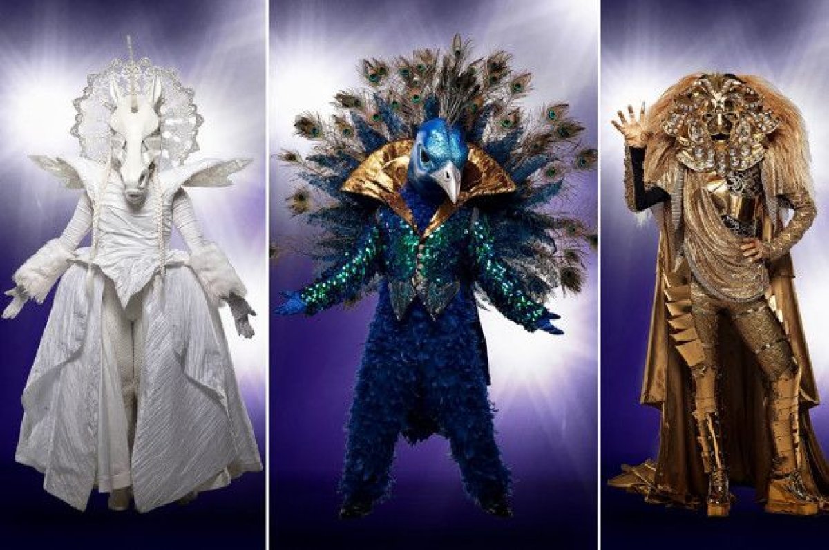 the masked singer who is the peacock, lion, unicorn, monster, deer