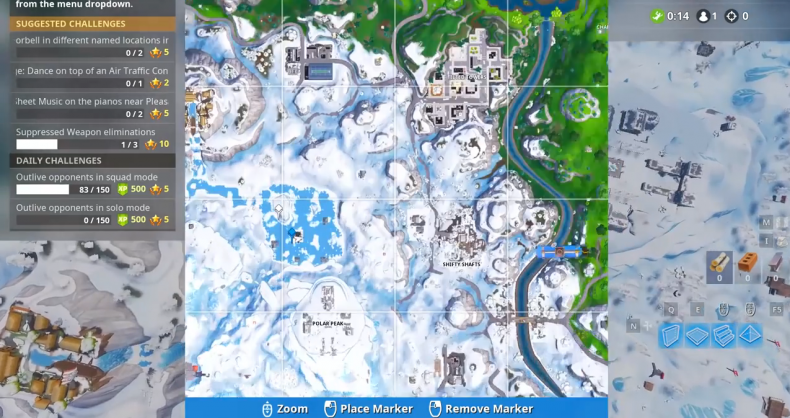 Fortnite Ice Puck map