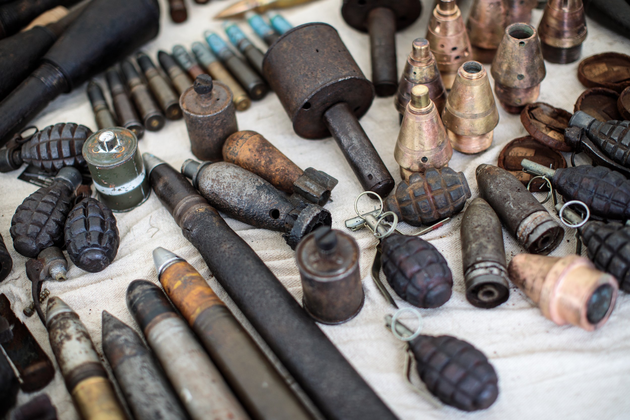 Danger As Dozens Of Unexploded WWI Shells Uncovered After Heavy Rainfall