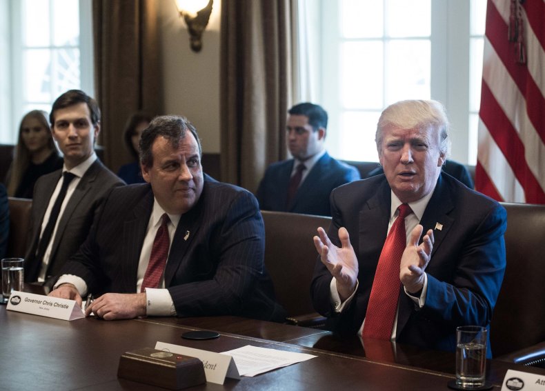 jared, kushner, donald, trump, christie, comey