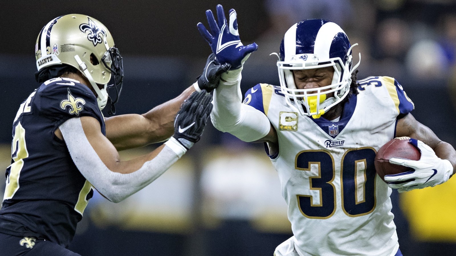 los angeles rams at new orleans saints