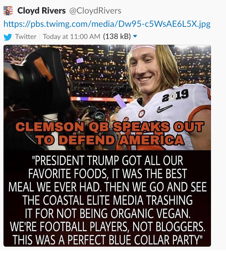 Trevor Lawrence Meme Clemson Qb Debunks False White House