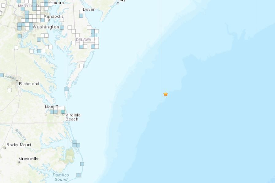 earthquake location MD