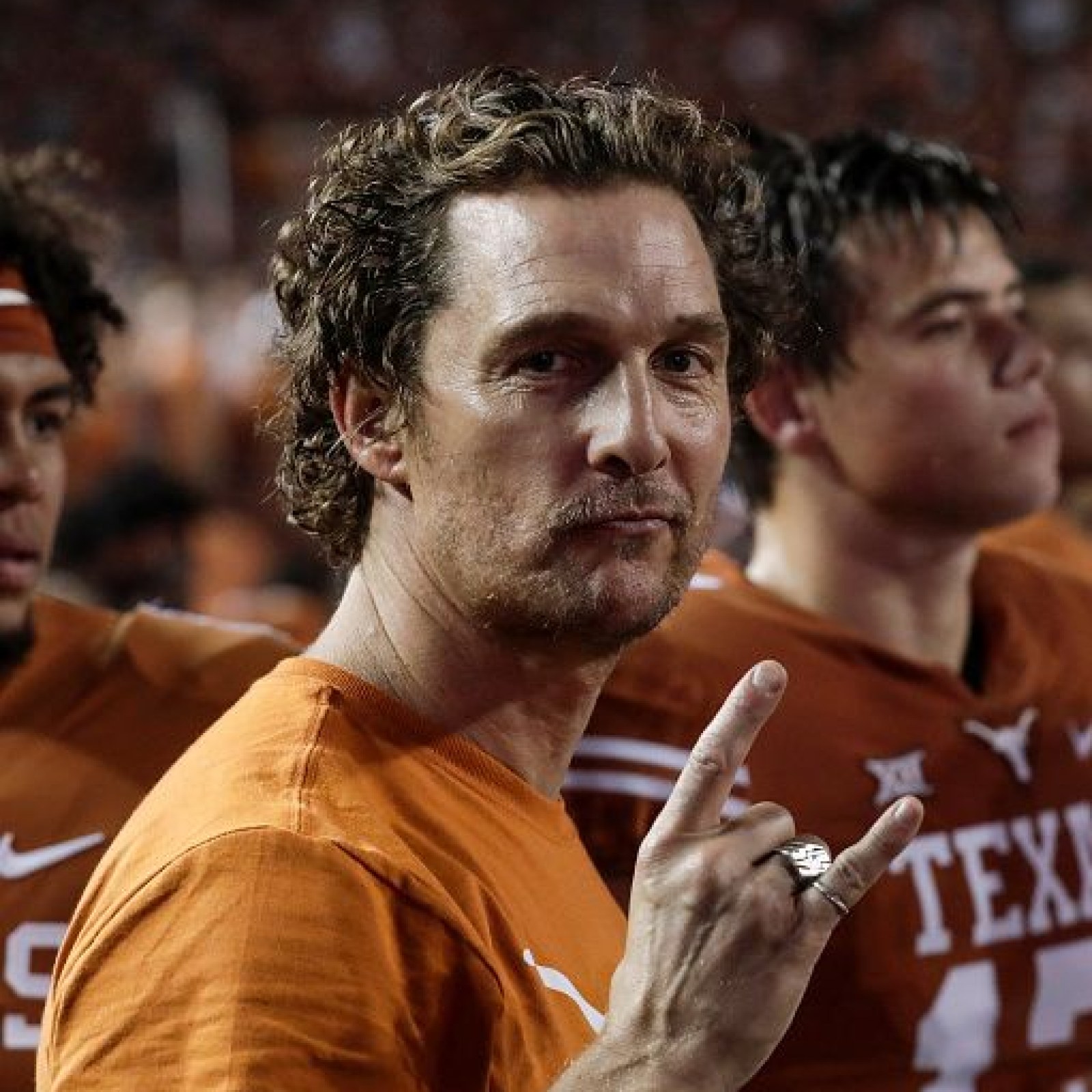 Minister Matthew Mcconaughey Fans Texas Longhorn Flames