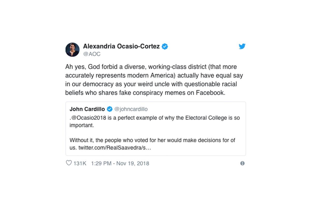 alexandria cortez twitter