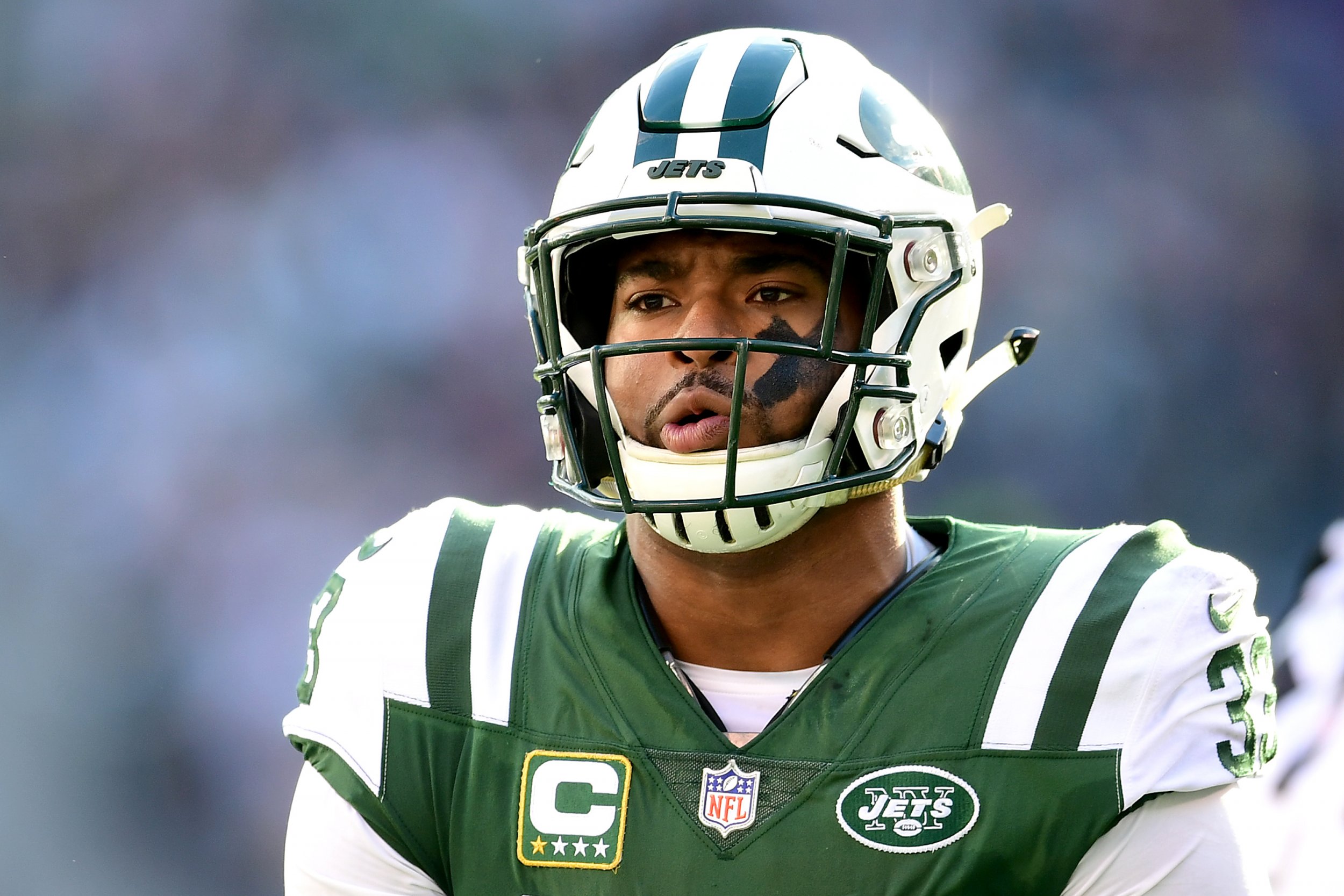 Video: Jets' Jamal Adams Tackles Patriots Mascot at Pro Bowl Practice,  Sends Him to Hospital