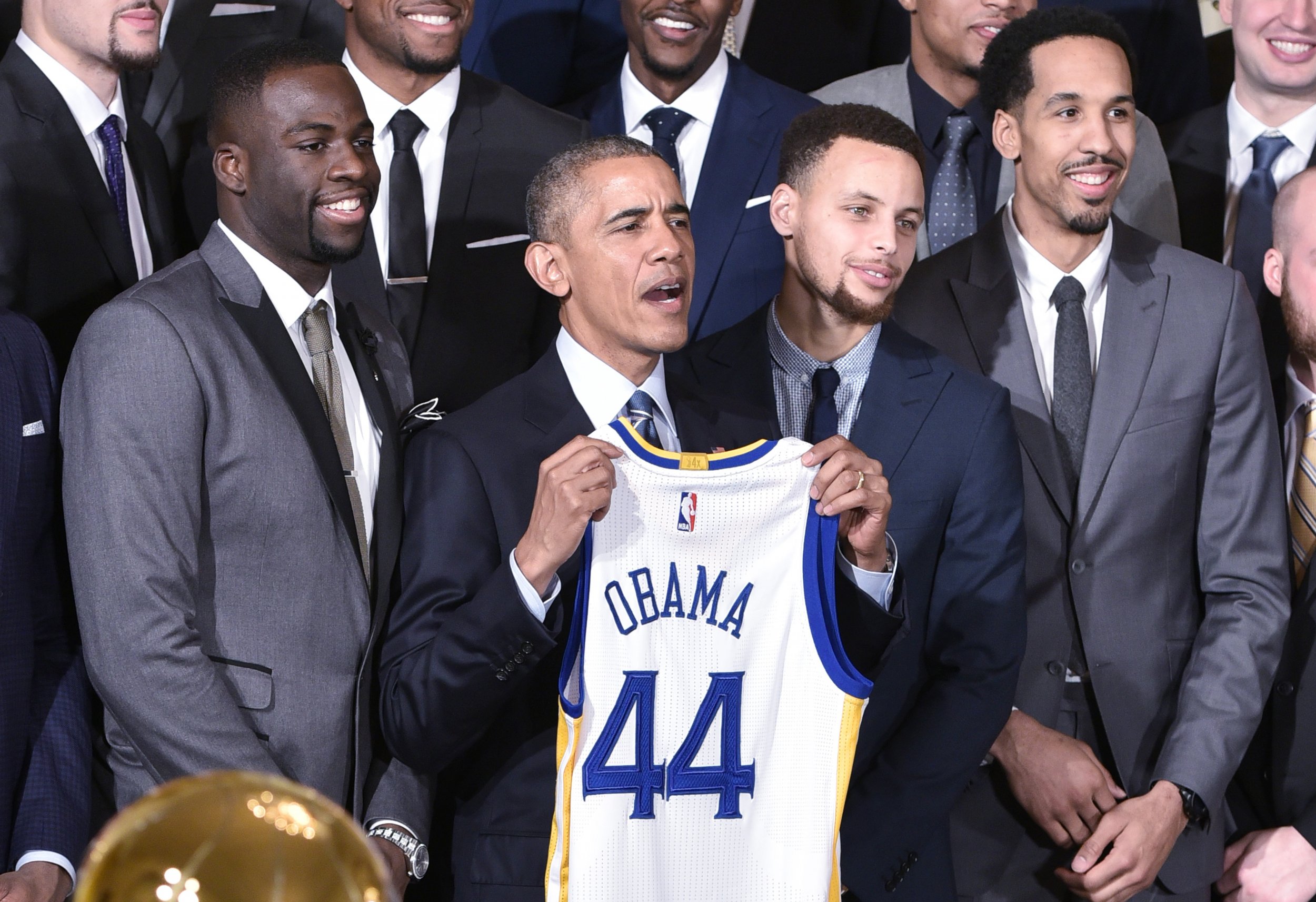Barack Obama, Golden State Warriors
