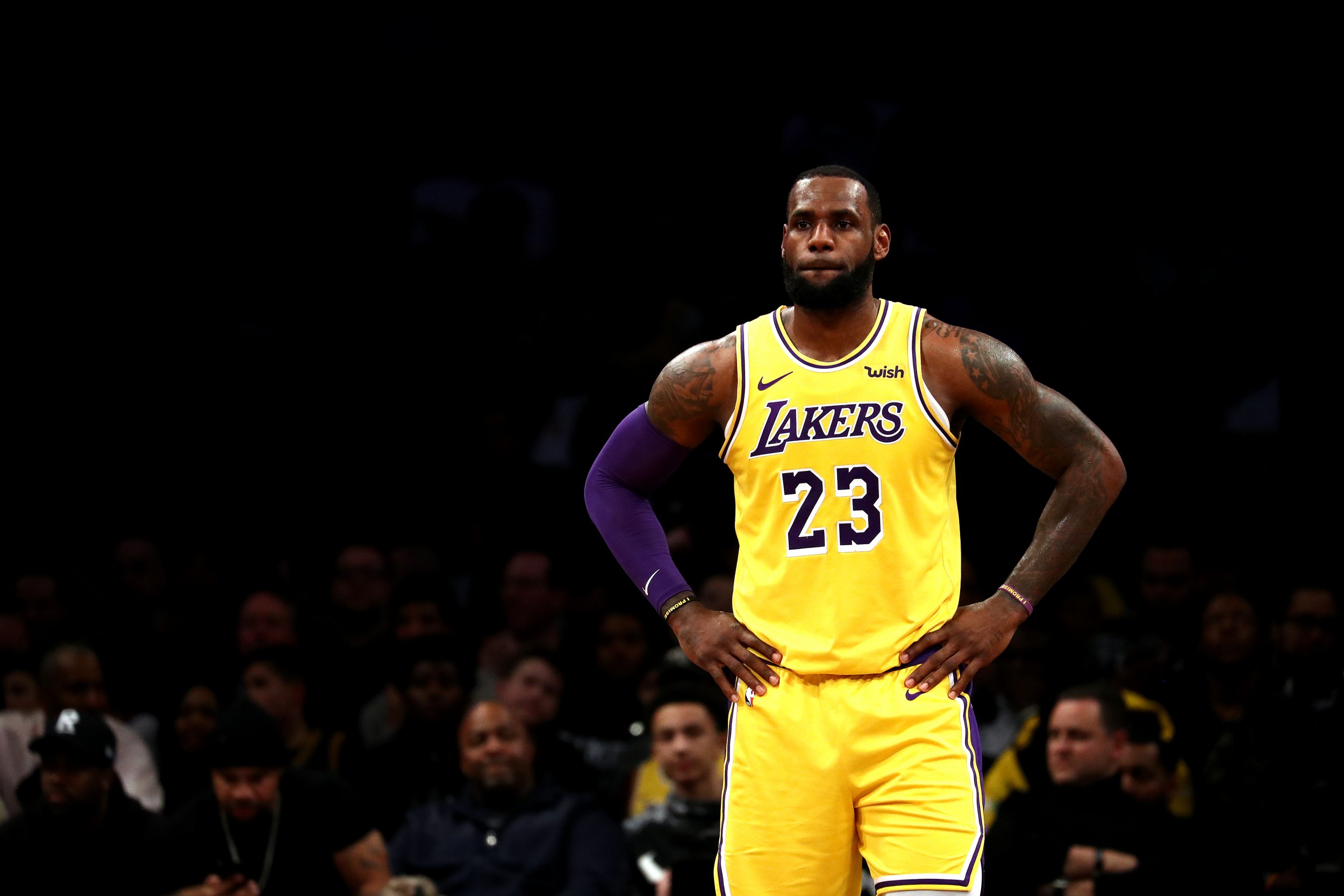 lebron james with lakers