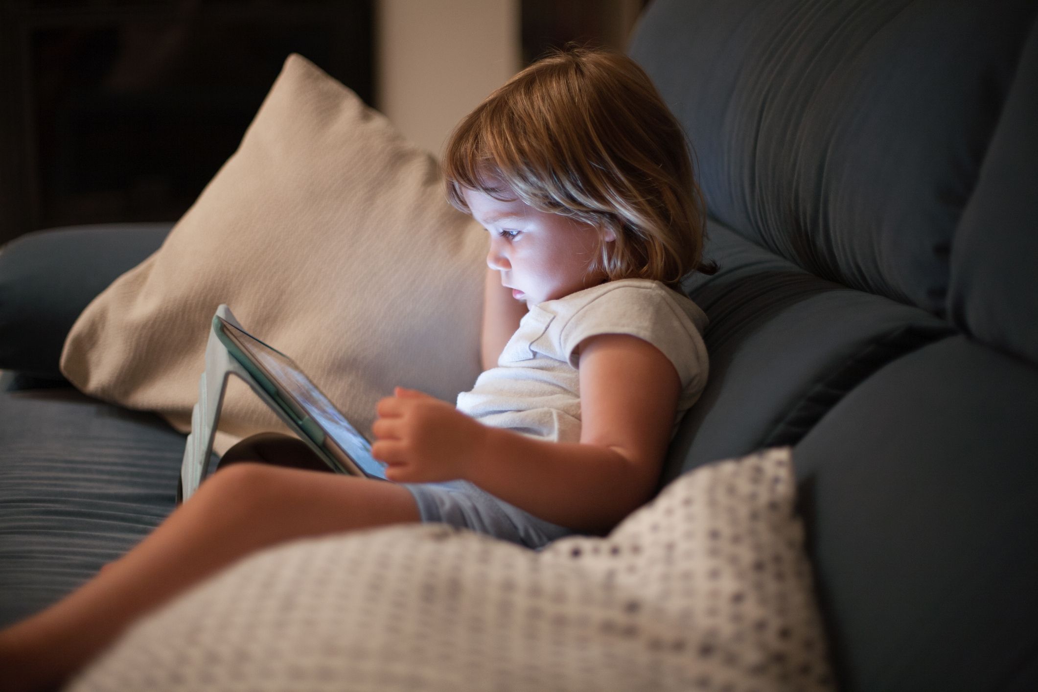 child screen time stock