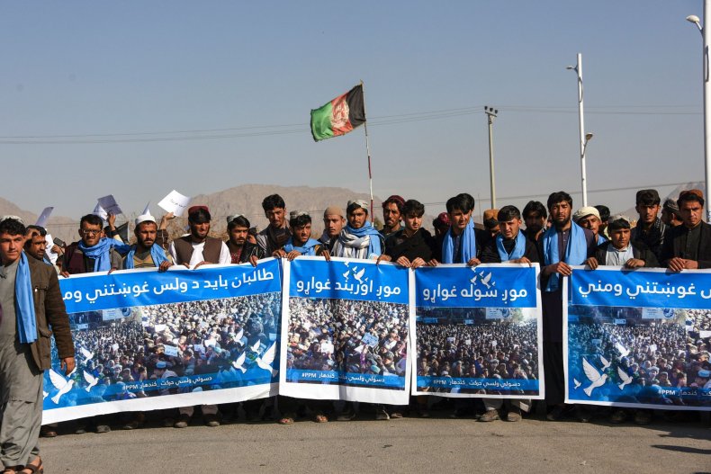 Afghanistan peace march Taliban peace deal