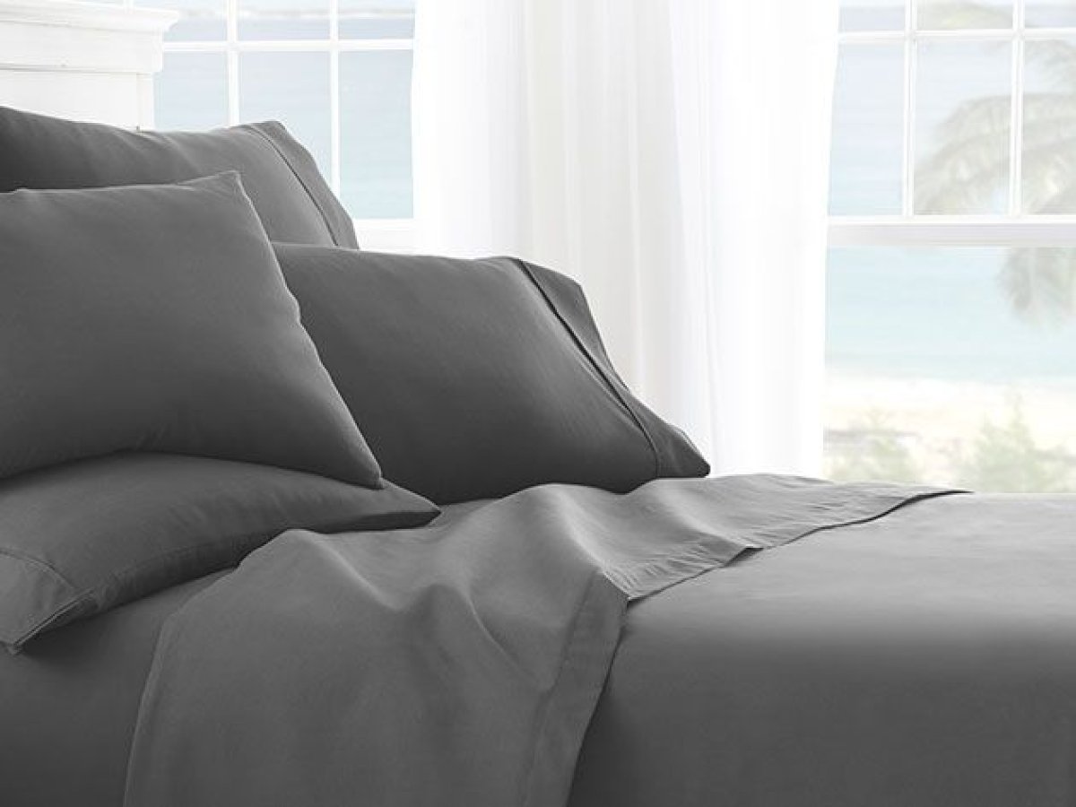 Products for a Better Nights Sleep - iEnjoy Home Grey Sheet Set