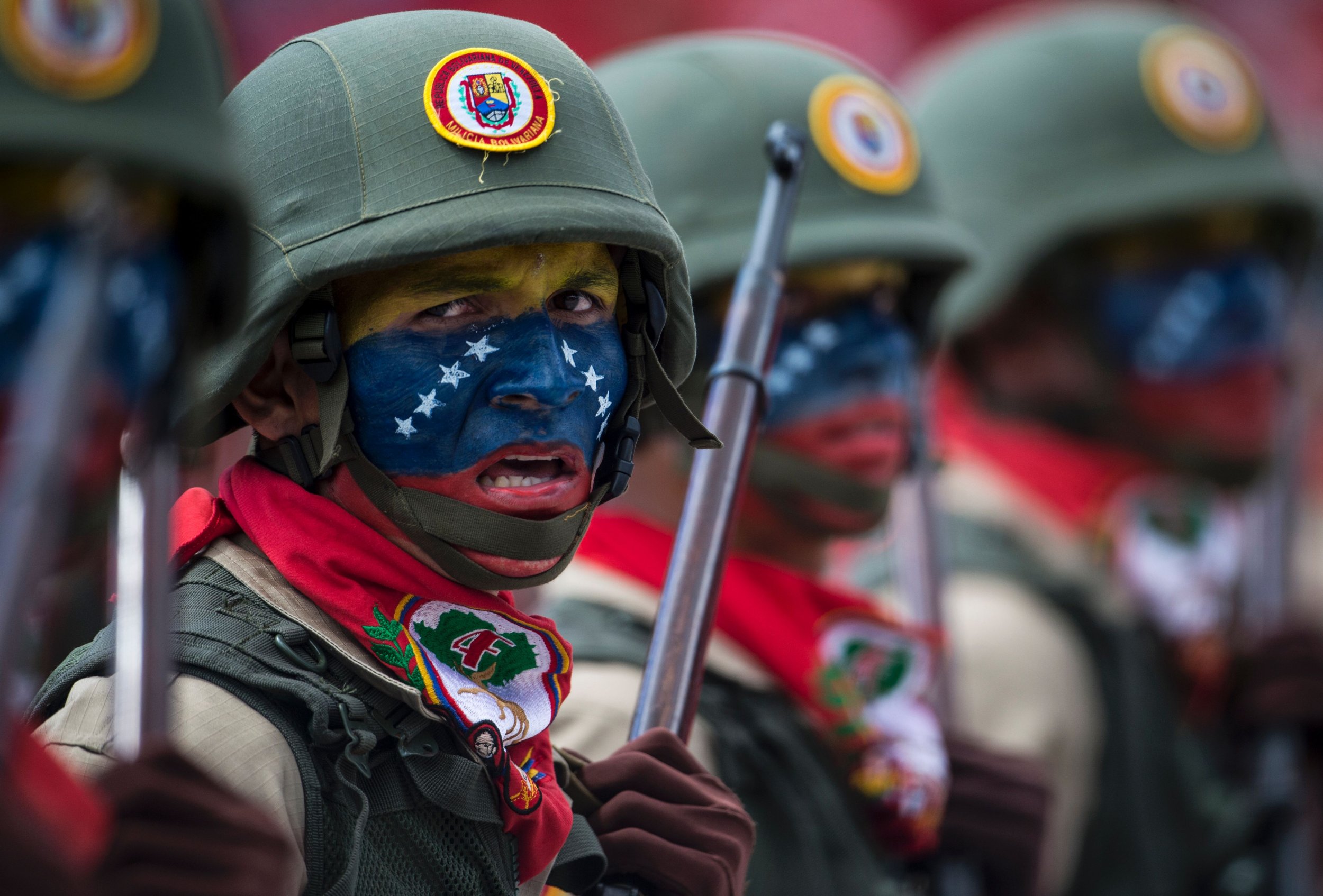 Venezuela military parade Maduro