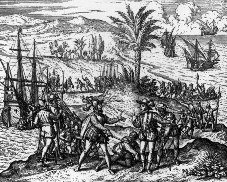 Columbus arrival