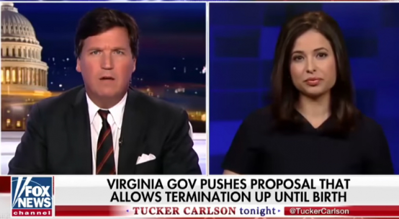 tucker carlson monica klein abortion