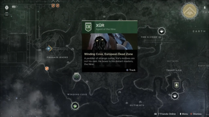 Destiny 2 Xur location 2-1