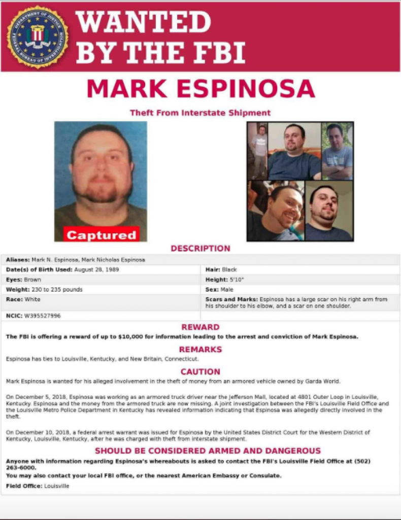 Armored Truck Thief Caught At DMV