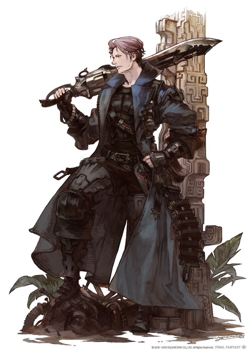 ffxiv fan fest gunbreaker concept art