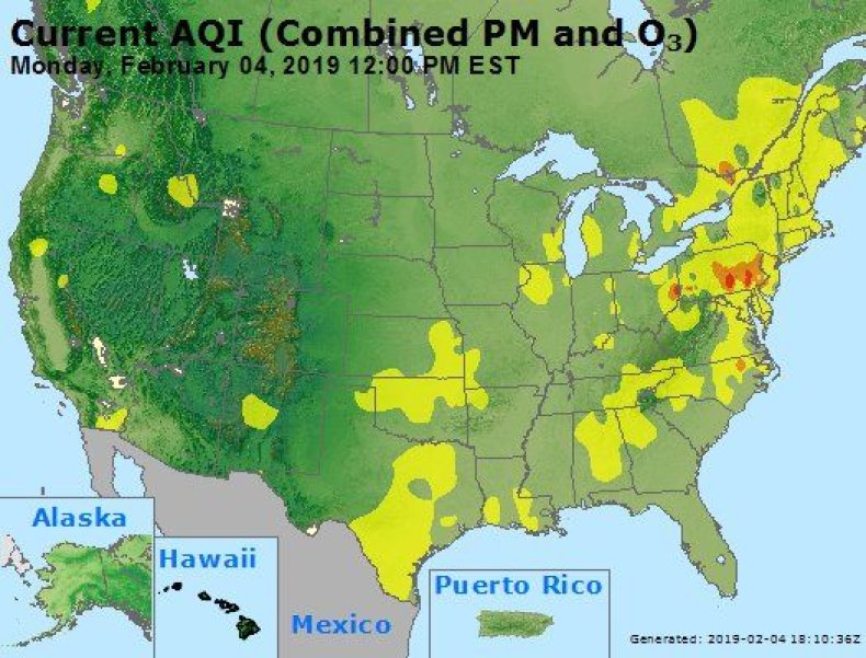 AQI map Feb 4