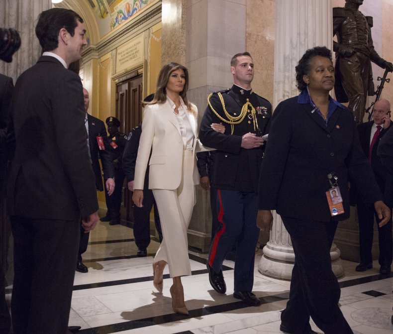 melania trump, state of the union, president, donald