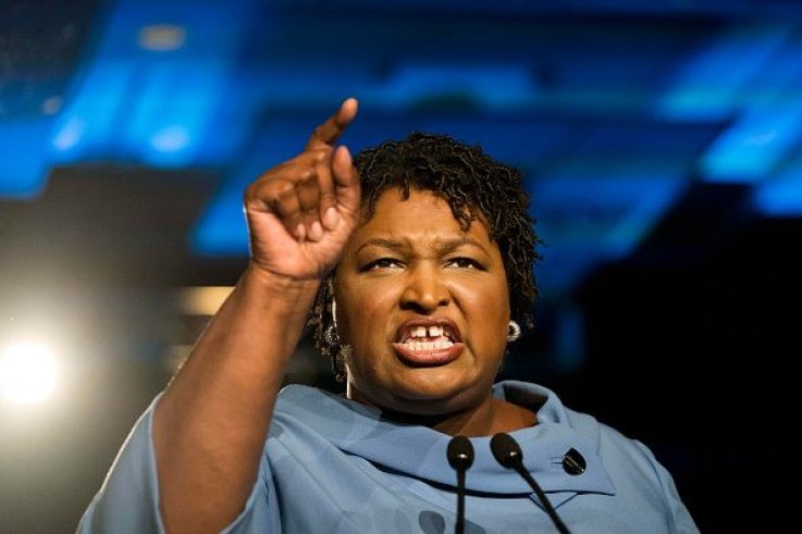 stacey, abrams, trump, immigration, state, union, response stacey, abrams, trump, immigration, state, union, response