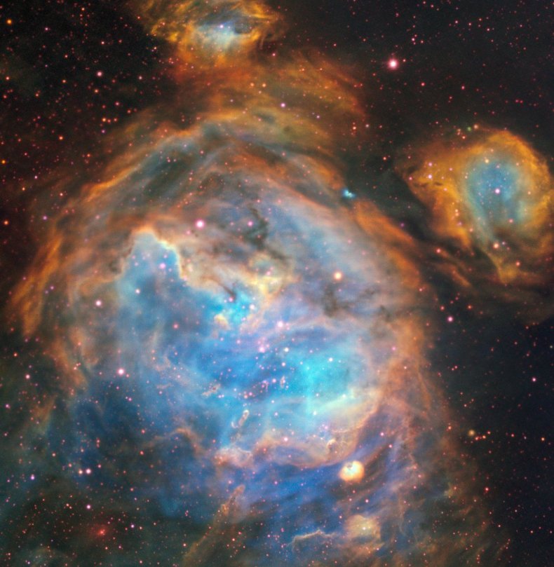 Stellar nursery in Large Magellanic Cloud