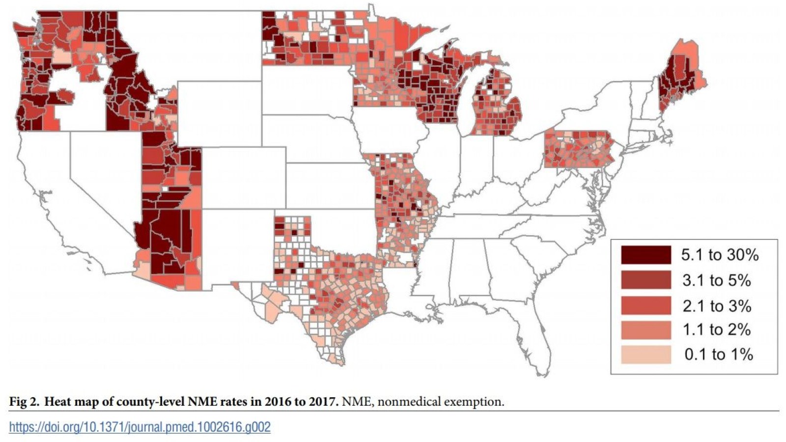 Measles Outbreaks in Washington, Texas and Oregon Were Predicted