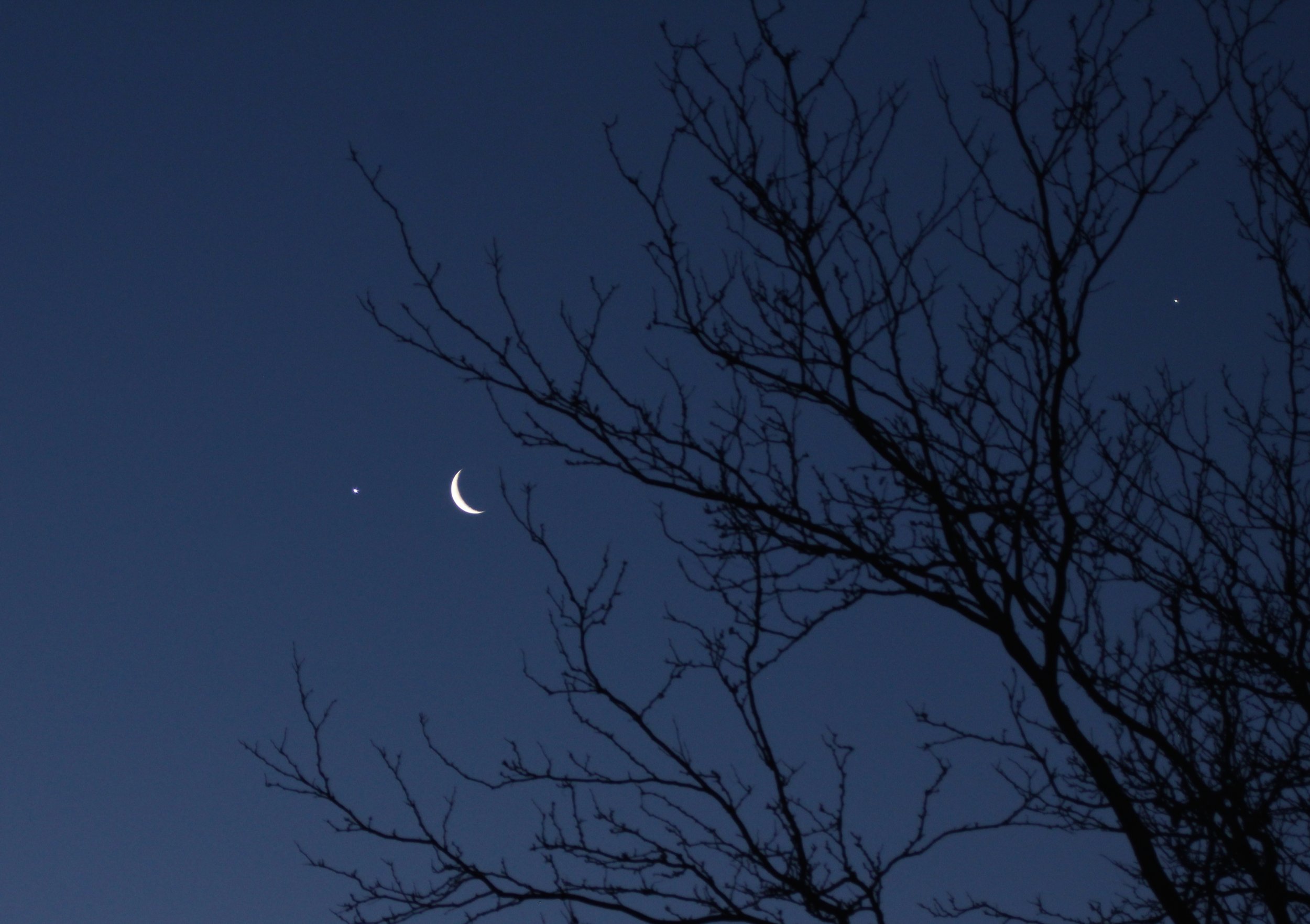 Moon Venus Crescent