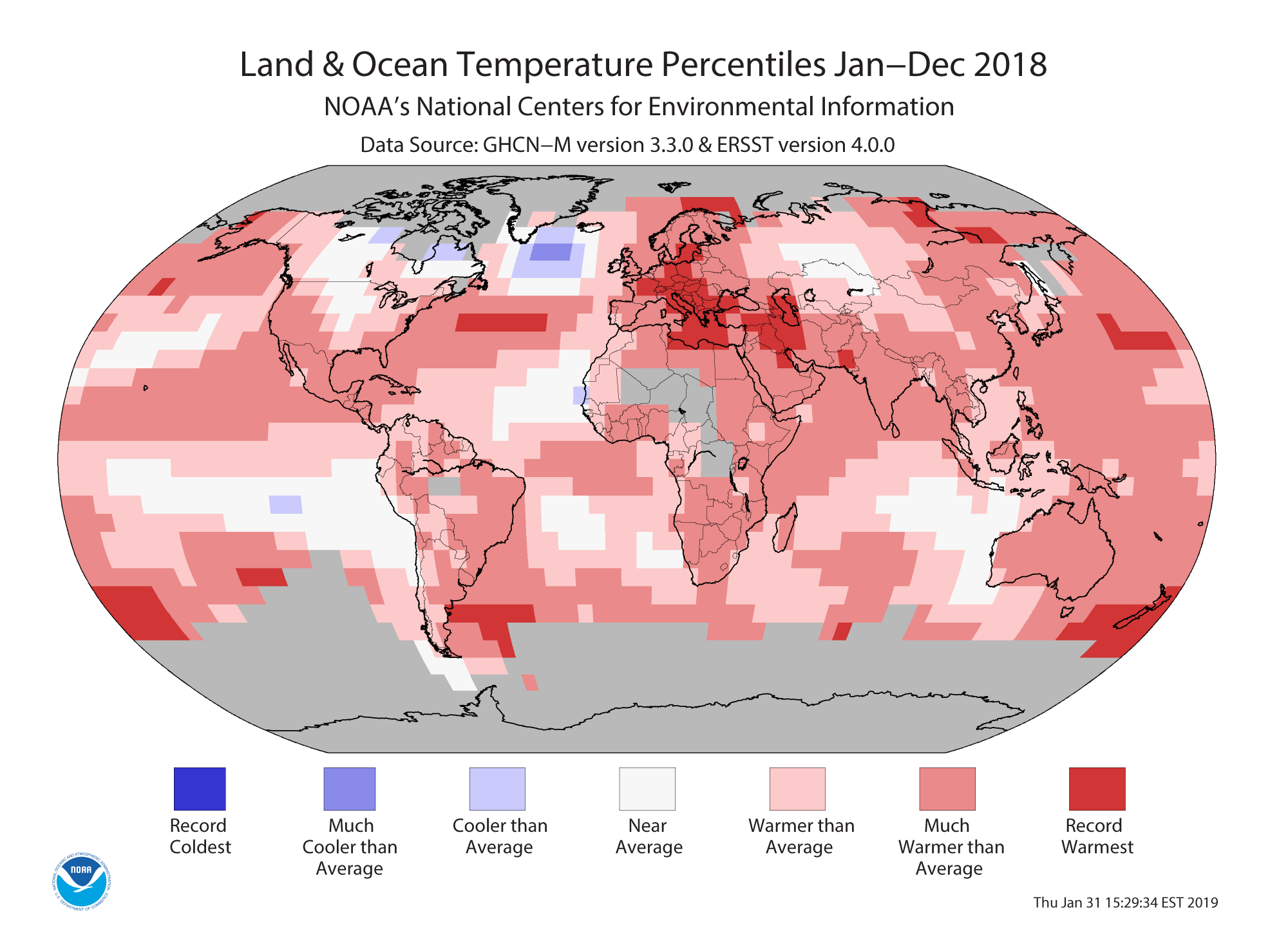 annual global temps