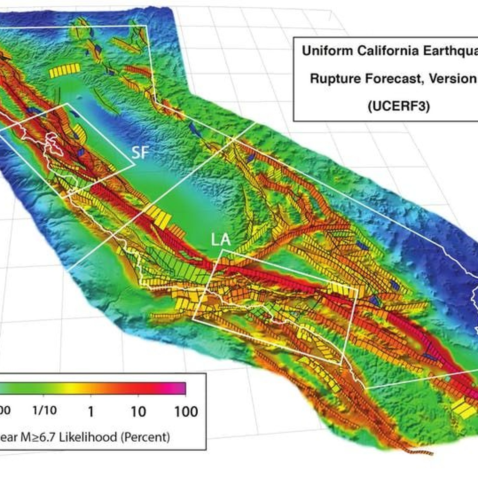 San Andreas Fault Map