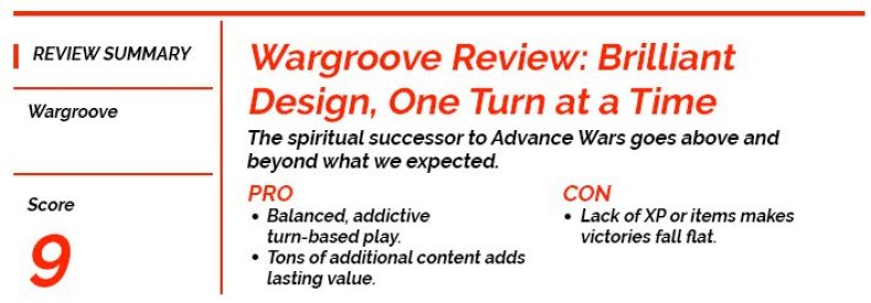 Newsgeek Review Score Wargroove Newsgeek Review Score Wargroove
