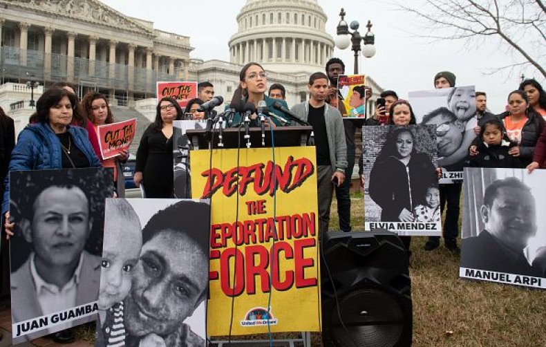AOC calls to defund ICE